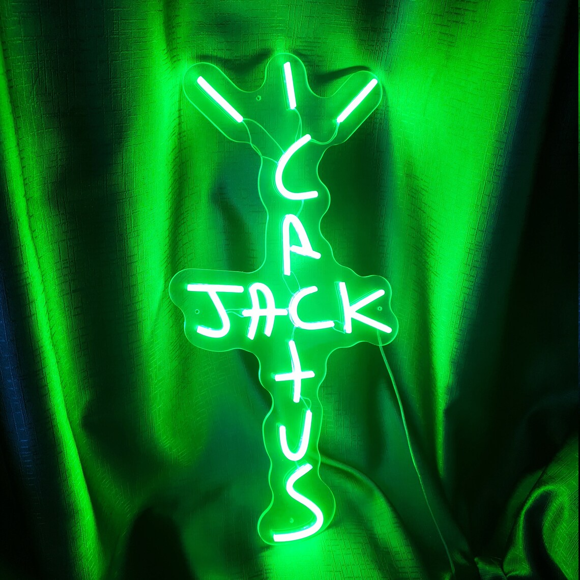 Buy Cactus Jack by Travis Scott Digital Logo Beanie 'Black/Blue' - CJFN  HB37 BLAC | GOAT