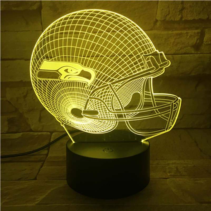 Seattle Seahawks helmet USB LED Sign